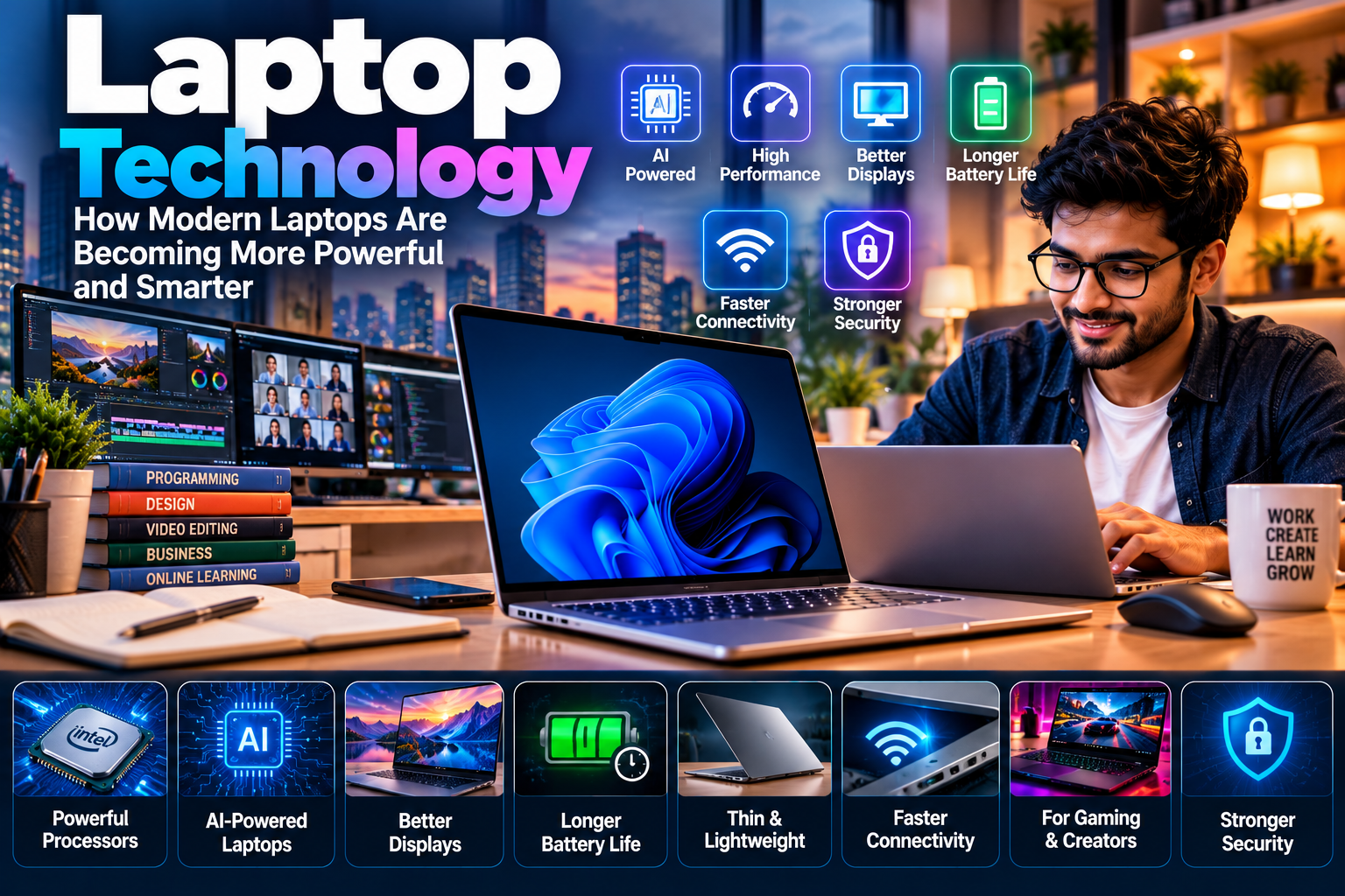 Laptop Technology: How Modern Laptops Are Becoming More Powerful and Smarter